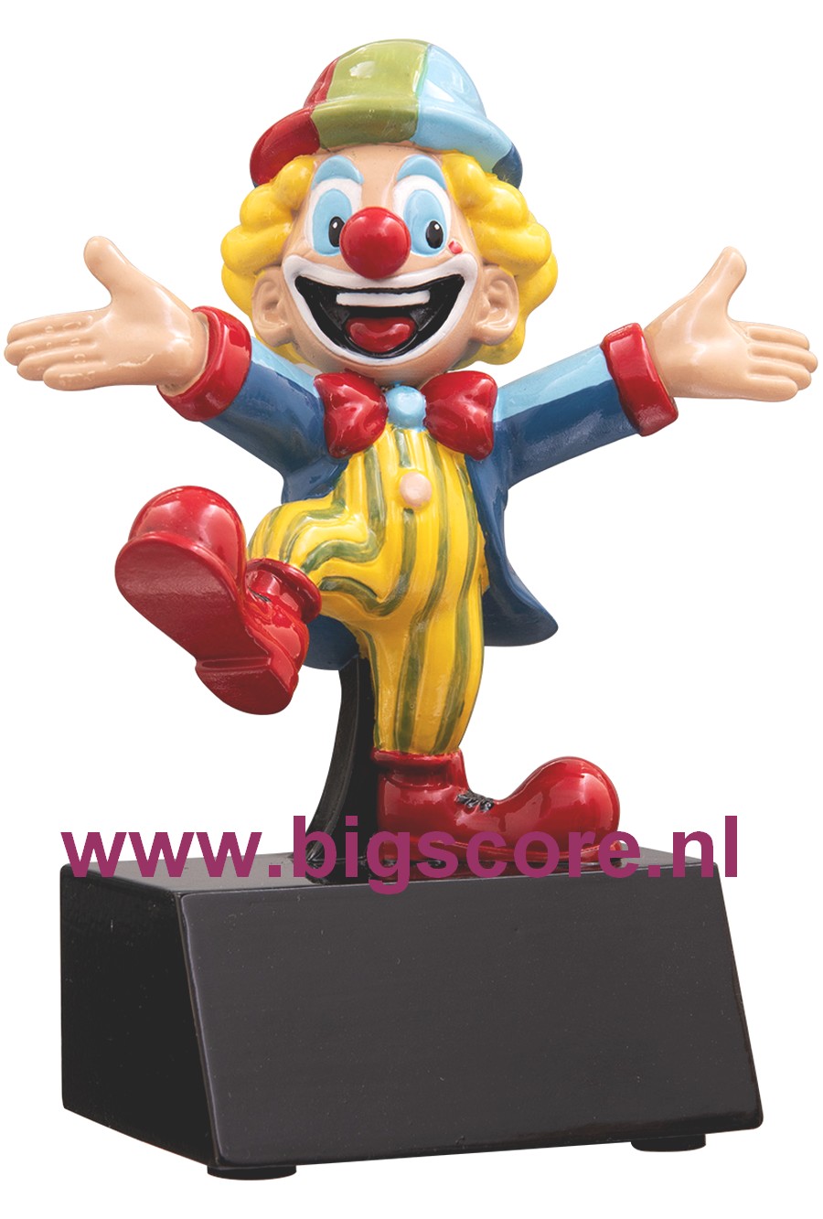 Carnaval Clown Resinbeeld BSST 39828